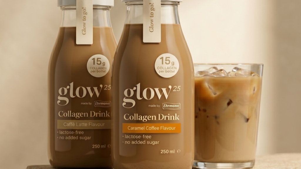 Bouteilles Glow To Go Coffee au collagène